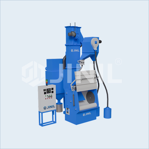 Airless Shot Blasting Machine - Tumble Type  -- testing